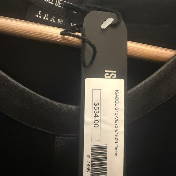 Isabel de Pedro Black Long Dress-Size EU 40 (US8/10) - Picture 3 of 4